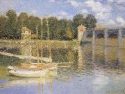 Claude Monet The Bridge at Argenteujil France oil painting reproduction